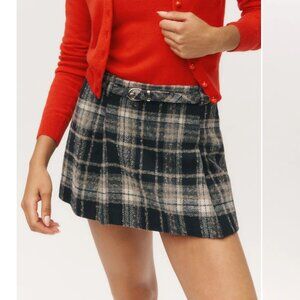 Reformation Rory Skirt  Black Plaid Size 2 NWT SOLD OUT